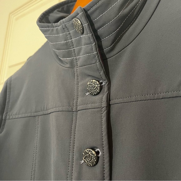 Title Nine Women's Mid-Length Gray Coat size Small - Picture 3 of 10